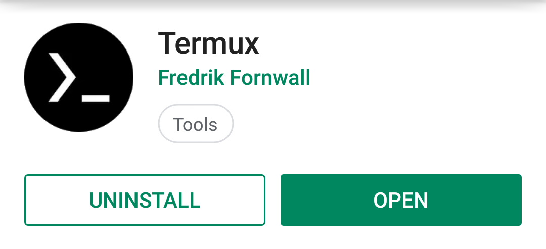 Termux Example - Installed Successfully
